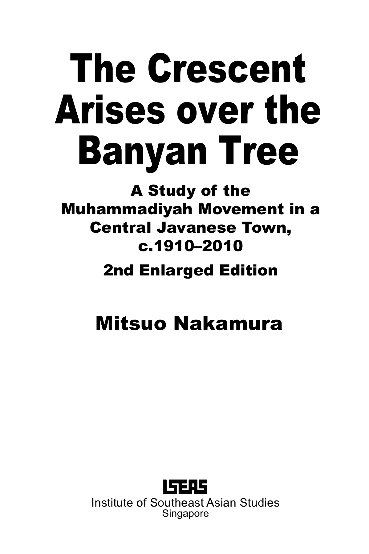 Title details for The crescent arises over the banyan tree by Mitsuo Nakamura - Available